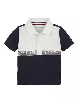 Рубашка-поло с логотипом Tommy Hilfiger Baby Tape, Desert Sky