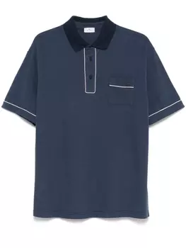 Рубашка поло с мотивом ETRO Pegaso, синий