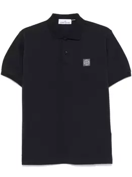 Рубашка поло с мотивом компаса Stone Island, синий