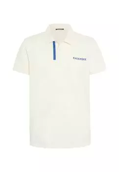 Рубашка-поло с надписью-логотипом CHIEMSEE, цвет Star White