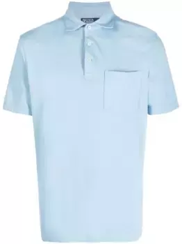 Рубашка поло с накладным карманом POLO RALPH LAUREN, синий