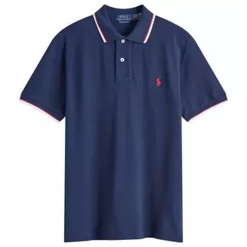 Рубашка поло с наконечником Polo Ralph Lauren, синий