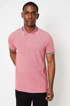 Рубашка-поло с наконечником «птичий глаз» Debenhams, красный