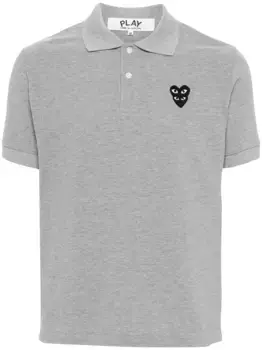 Рубашка поло с нашивкой Comme Des Garons Play, серый