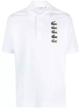 Рубашка поло с нашивкой-логотипом Lacoste, белый