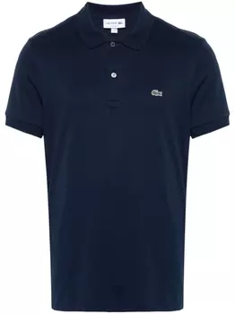 Рубашка поло с нашивкой-логотипом Lacoste, синий