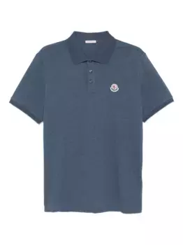 Рубашка поло с нашивкой-логотипом MONCLER