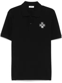 Рубашка поло с нашивкой-логотипом SANDRO, черный