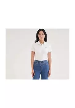 Рубашка-поло с нашивкой-логотипом, женская Levi's, белый
