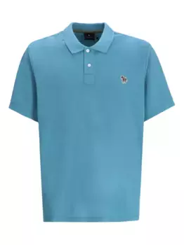 Рубашка поло с нашивкой Zebra Paul Smith, синий
