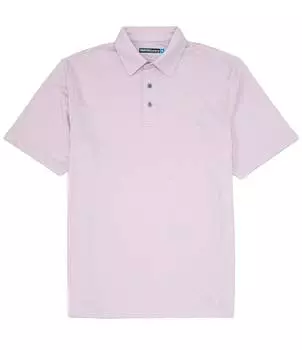 Рубашка поло с однотонной фактурой и короткими рукавами Roundtree & Yorke Performance, фиолетовый