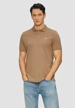 Рубашка поло s.Oliver, бежевый