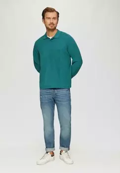 Рубашка поло s.Oliver, бирюзовый