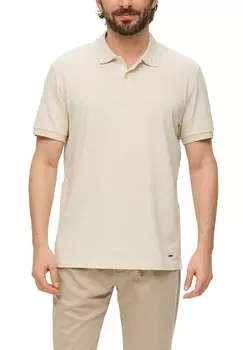 Рубашка поло s.Oliver BLACK LABEL, песочный