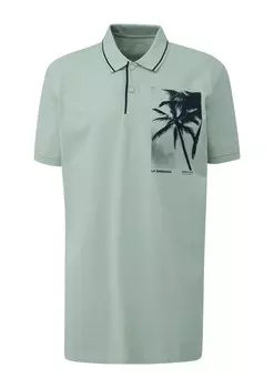 Рубашка поло s.Oliver Shirt, зеленый