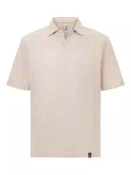 Рубашка поло с открытым воротником Boggi Milano, нейтральный