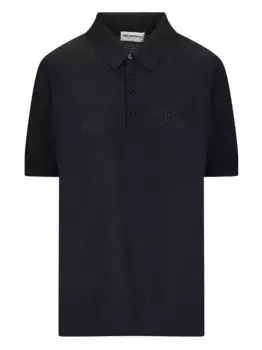Рубашка поло с перфорацией GOES BOTANICAL, черный