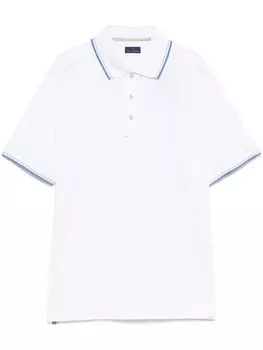 Рубашка-поло с полосками Paul & Shark, белый