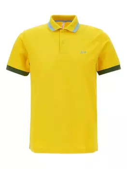 Рубашка поло с полосками Sun68, желтый