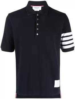 Рубашка поло с принтом 4-Bar Stripe 2003 Thom Browne, синий