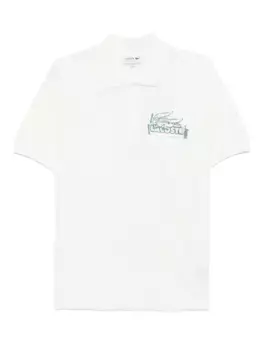 Рубашка поло с принтом Lacoste, нейтральный