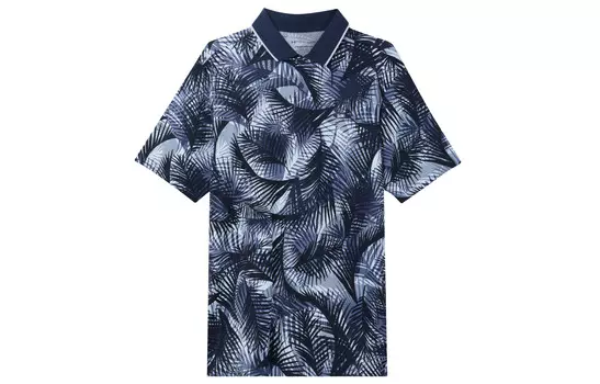 Рубашка поло с принтом Palm SS23 Iso-Chill Under Armour, темно-синий