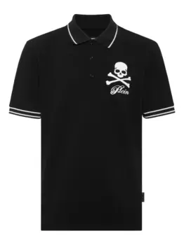 Рубашка поло с принтом Skull Philipp Plein, черный