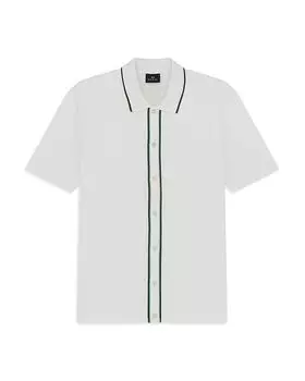 Рубашка поло с пуговицами спереди PS Paul Smith, белый