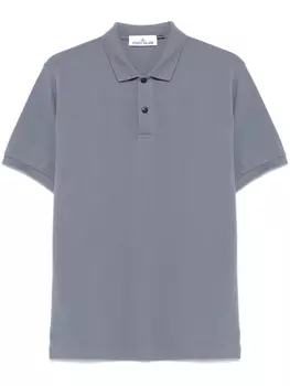Рубашка поло с рисунком компаса Stone Island, синий