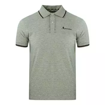 Рубашка-Поло с серым кружевным воротником Aquascutum, серый