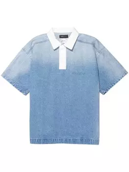 Рубашка поло с тисненым логотипом Purple Brand, синий