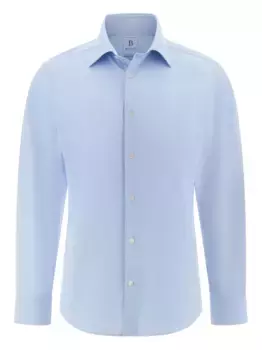 Рубашка поло с воротником Boggi Milano, синий