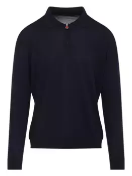 Рубашка поло с воротником на молнии Kiton