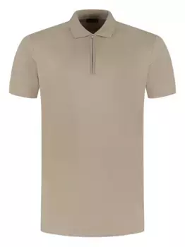 Рубашка поло с воротником на молнии Paul & Shark, коричневый