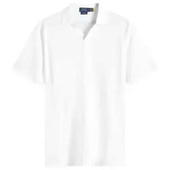 Рубашка поло с воротником-стойкой Johny Skipper Polo Ralph Lauren, белый