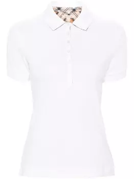 Рубашка поло с вышитым логотипом Barbour, белый