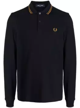 Рубашка поло с вышитым логотипом Fred Perry, синий