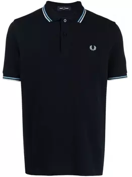 Рубашка поло с вышитым логотипом Fred Perry, синий