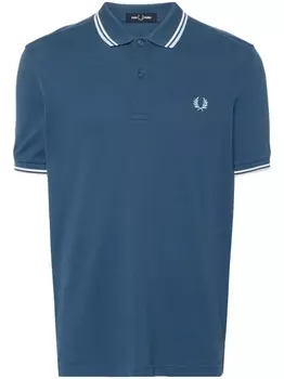 Рубашка поло с вышитым логотипом Fred Perry, синий
