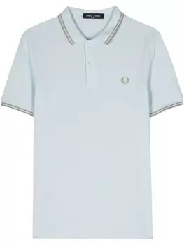 Рубашка поло с вышитым логотипом Fred Perry, синий