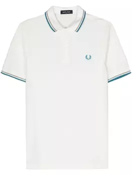 Рубашка поло с вышитым логотипом Fred Perry, белый