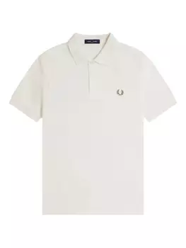 Рубашка поло с вышитым логотипом Fred Perry, нейтральный