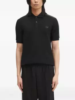 Рубашка-поло с вышитым логотипом Fred Perry, черный