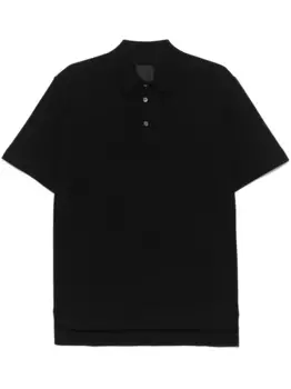 Рубашка поло с вышитым логотипом Givenchy, черный