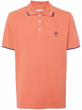 Рубашка поло с вышитым логотипом Jacob Cohn, оранжевый