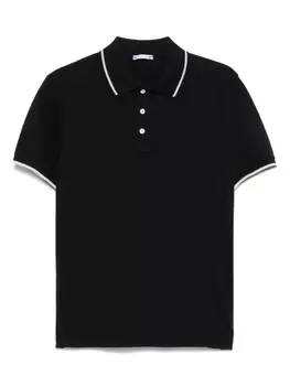 Рубашка поло с вышитым логотипом Jacob Cohn, черный