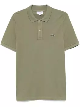 Рубашка поло с вышитым логотипом Lacoste, зеленый