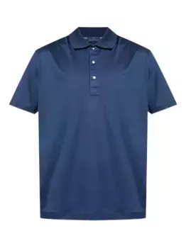 Рубашка-поло с вышитым логотипом Paul & Shark, синий