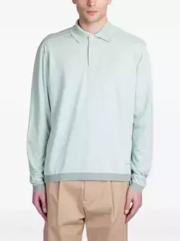 Рубашка-поло с вышитым логотипом Paul Smith, синий