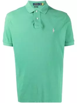 Рубашка поло с вышитым логотипом Polo Ralph Lauren, зеленый